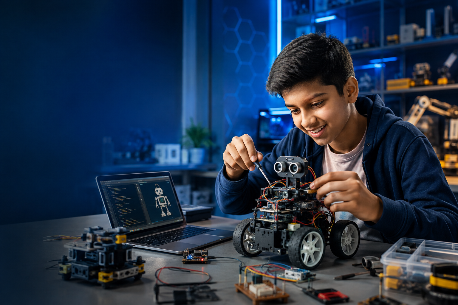 SAN Robotics Students